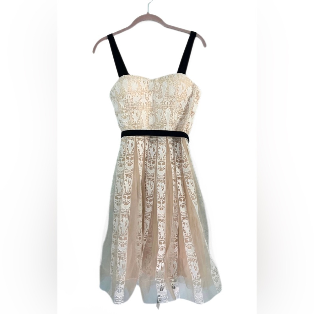 MareMare Anthropologie Larissa Ivory lace dress | Sz SMALL | NWT